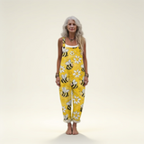 Paloma | Dungarees with Spring Bee Print