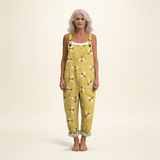 Notburga | Dungarees with Sunny Bee Print