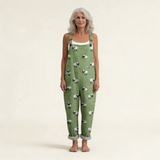 Madlaina | Dungarees in Soft Green