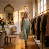 Severina | Dungarees with Pastel Floral Print