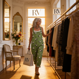 Madlaina | Dungarees in Soft Green