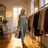 Rosaria | Dungarees with Bee Print