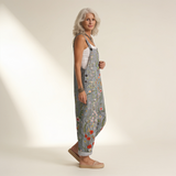 Anetta | Dungarees with Rural Floral Print
