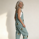 Rosaria | Dungarees with Bee Print