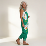Mercedes | Dungarees in Bright Meadow Green