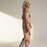 Oktavia | Dungarees with Delicate Rural Boho Print