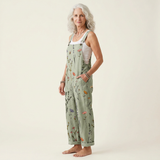 Annigna | Dungarees with Sage Floral Print