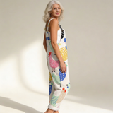 Isolde | Dungarees with Playful Print