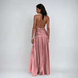 Valeria – Halter Evening Dress Luxurious