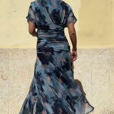 Luna - Elegant Blue Dress