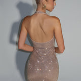 Starla | Gold Mini Dress