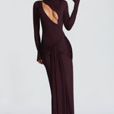Tahnee | Plum Maxi Dress
