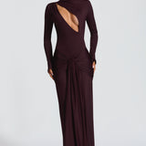 Tahnee | Plum Maxi Dress