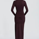 Tahnee | Plum Maxi Dress