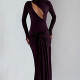 Tahnee | Plum Maxi Dress