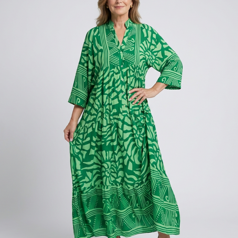 Marielle - Button Front Midi Dress