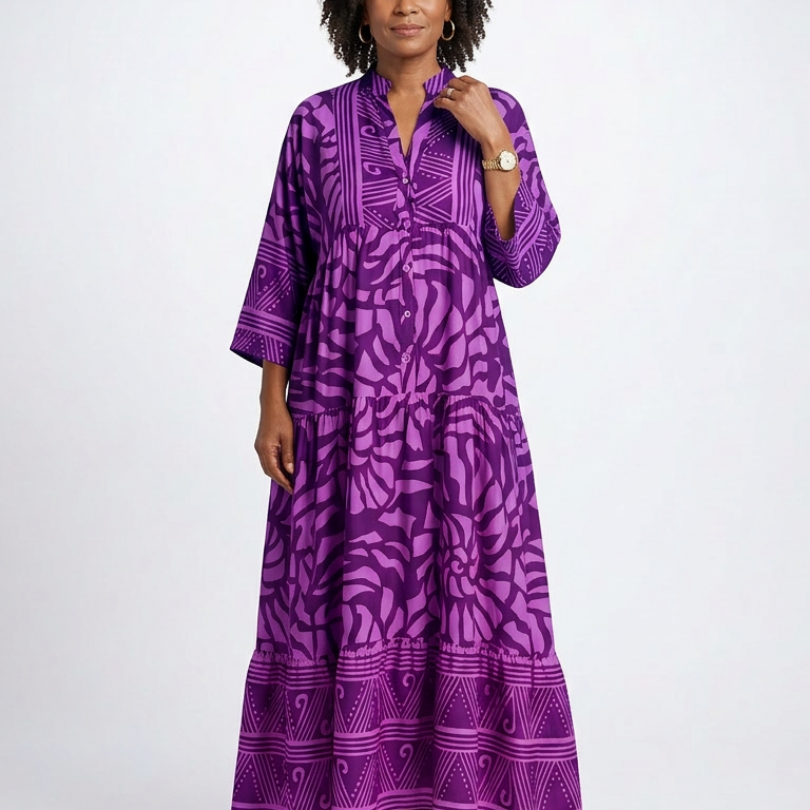 Marielle - Button Front Midi Dress