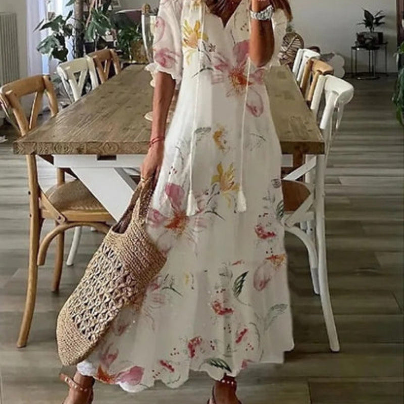 Sophia - Boho Vintage Summer Dress